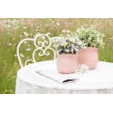 Clayre & Eef Fioriera per interni Ø 16x15 cm Rosa Ceramica
