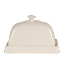 Clayre & Eef Portaburro 16x10x9 cm Bianco Ceramica