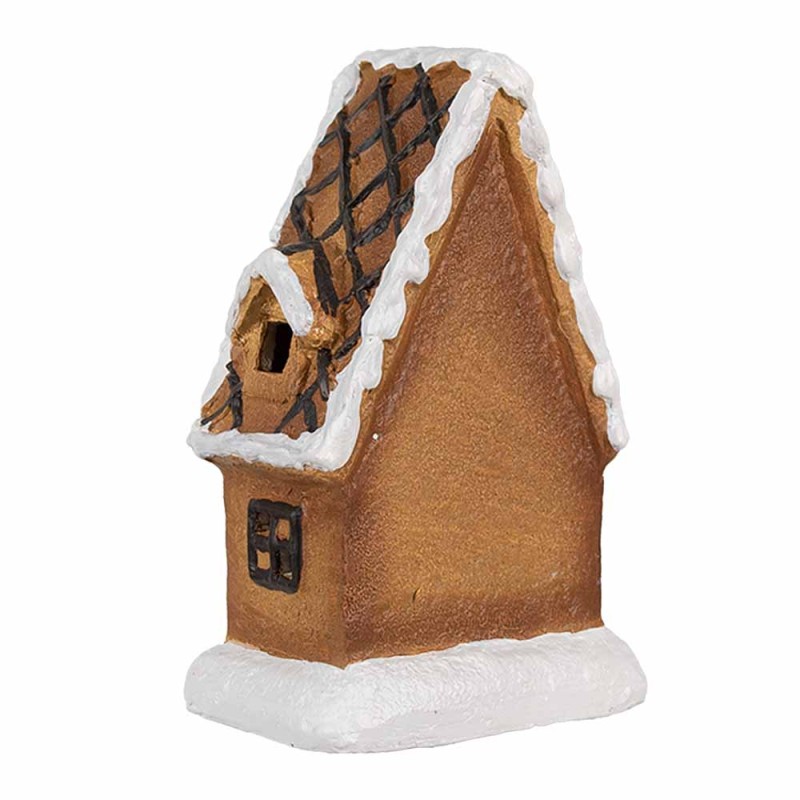 Clayre & Eef Casa di pan di zenzero 15 cm Marrone Ceramica