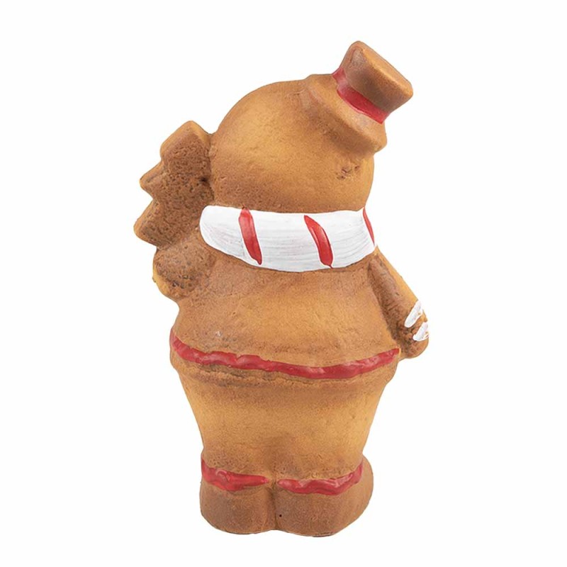 Clayre & Eef Christmas Decoration Gingerbread man 15 cm Brown Ceramic