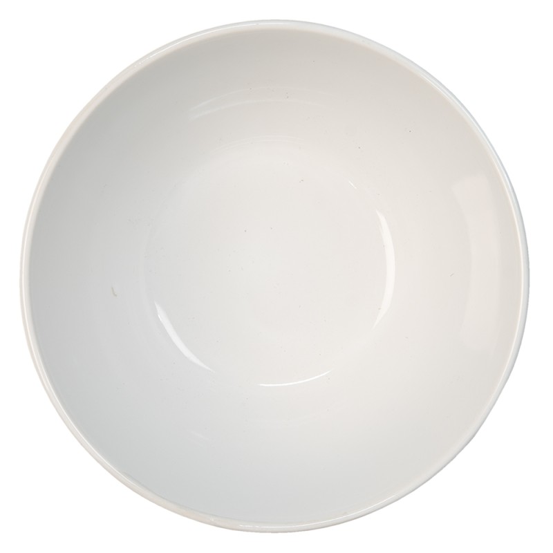 Clayre & Eef Bol à soupe 500 ml Blanc Céramique