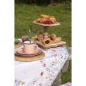 Clayre & Eef Breakfast Plate Ø 22 cm Pink Ceramic Round