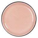 Clayre & Eef Dinerbord  Ø 27 cm Roze Keramiek Rond