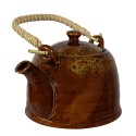 Clayre & Eef Théière avec filtre 750 ml Marron Jaune Céramique