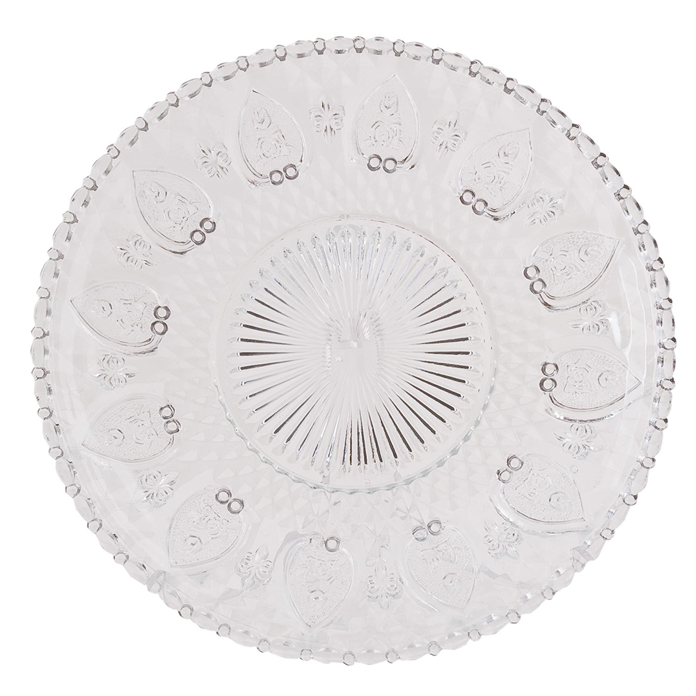 Clayre&Eef DinerbordØ 25 cm Glas afbeelding