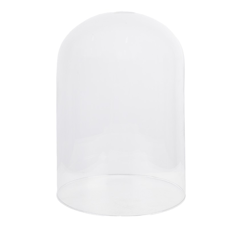 Clayre & Eef Campana Ø 23x29 cm Vetro Legno Rotondo