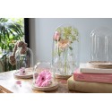 Clayre & Eef Stolp  Ø 12x17 cm Glas Hout Rond
