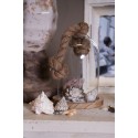 Clayre & Eef Cloche Ø 12x19 cm Transparent Glass Wood