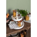 Clayre & Eef Decoratie Fles  Ø 6x11 cm Bruin Glas