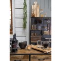 Clayre & Eef Decoratie Fles  Ø 6x11 cm Bruin Glas