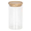 Clayre & Eef Pot de stockage Ø 8x15 cm Verre Rond