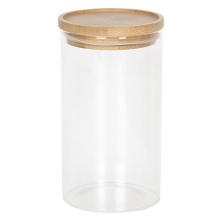 Clayre & Eef Vorratsglas Ø 8x15 cm Glas Rund