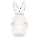 Clayre & Eef Storage Jar Ø 10x21 cm Glass Round Hare