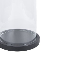 Clayre & Eef Cloche Ø 12x20 cm Transparent Glass Round