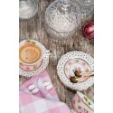 Clayre & Eef Barattolo di vetro Ø 13x19 cm Vetro Rotondo
