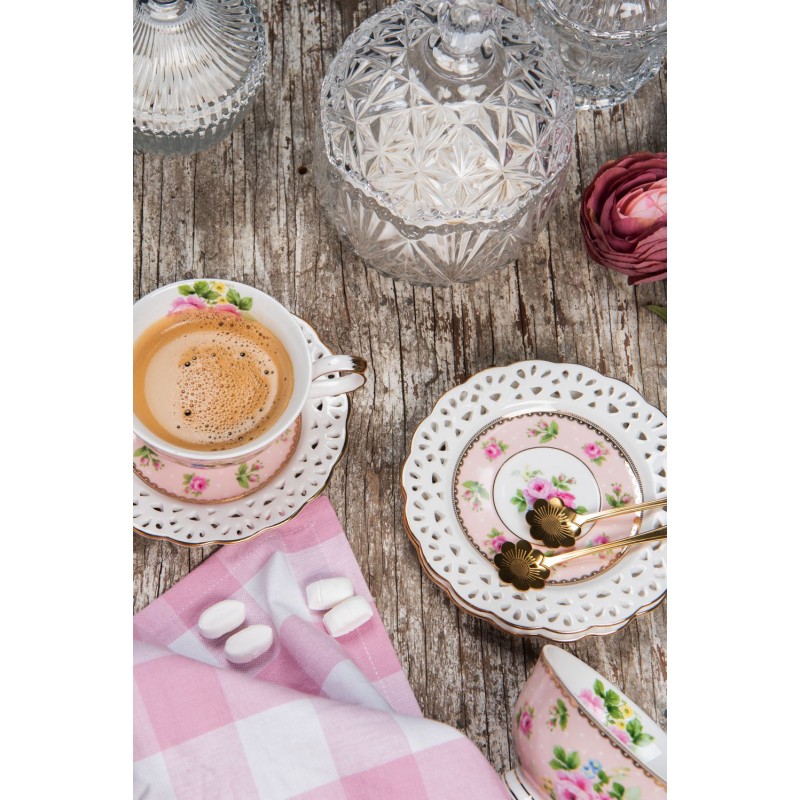 Clayre & Eef Barattolo di vetro Ø 13x19 cm Vetro Rotondo
