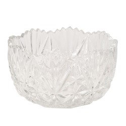 Clayre & Eef Glazen potje  Ø 10x13 cm Glas Rond