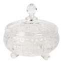 Clayre & Eef Glass Jar Ø 17x17 cm Glass