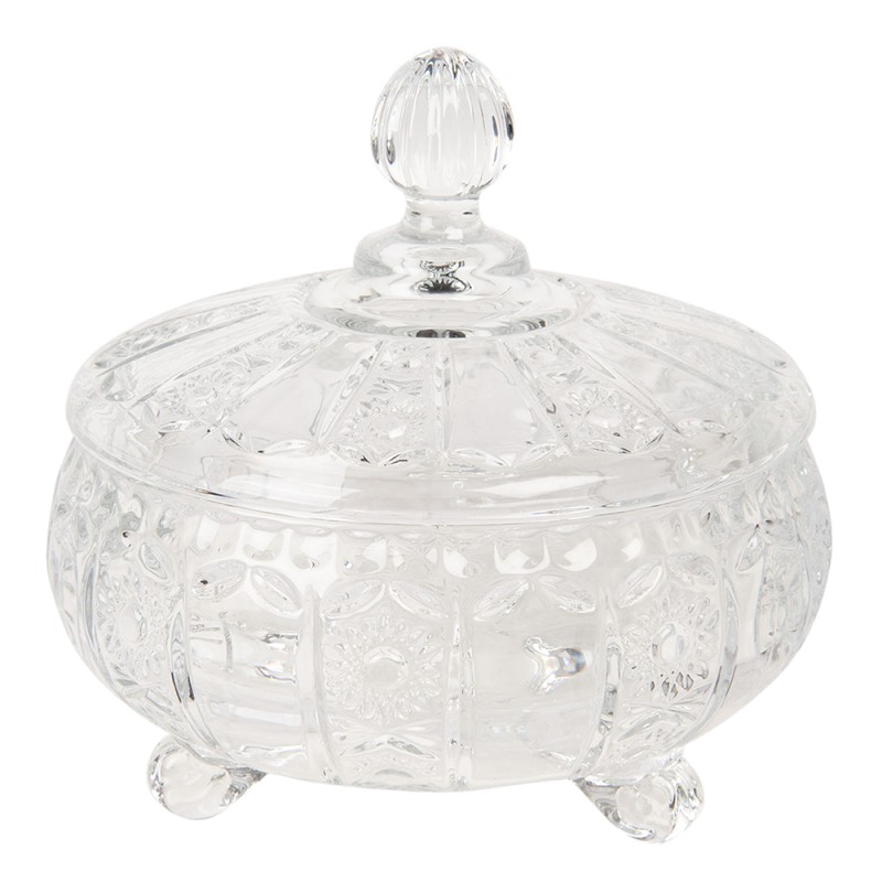 Clayre & Eef Glass Jar Ø 17x17 cm Glass