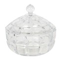 Clayre & Eef Glazen potje  Ø 18x18 cm Glas Rond