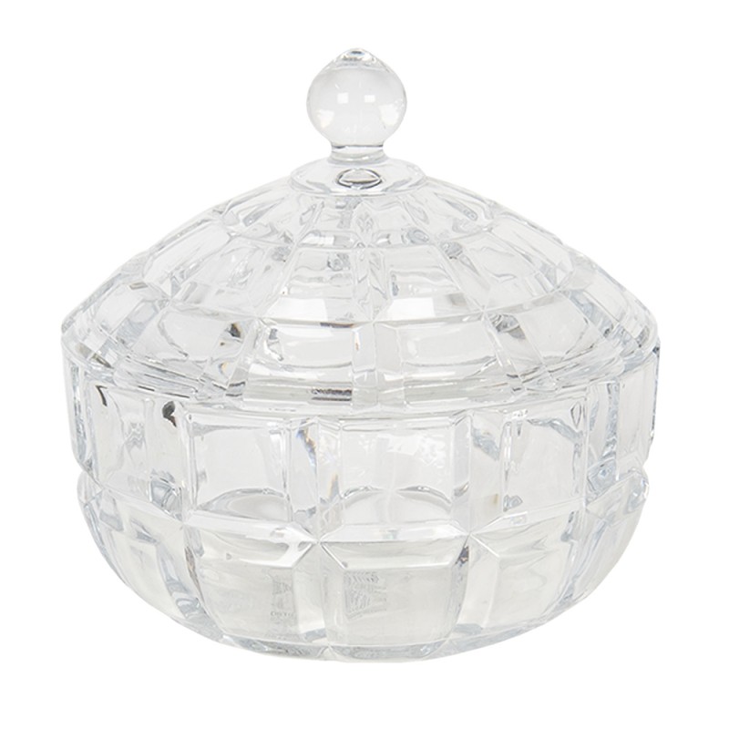 Clayre & Eef Glazen potje  Ø 18x18 cm Glas Rond