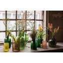 Clayre & Eef Teelichthalter Ø 10x15 cm Gelb Glas Rund