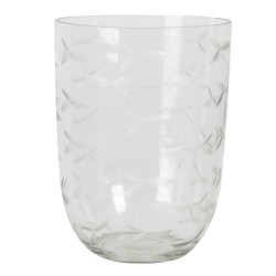 Clayre & Eef Teelichthalter Ø 8x11 cm Glas Rund