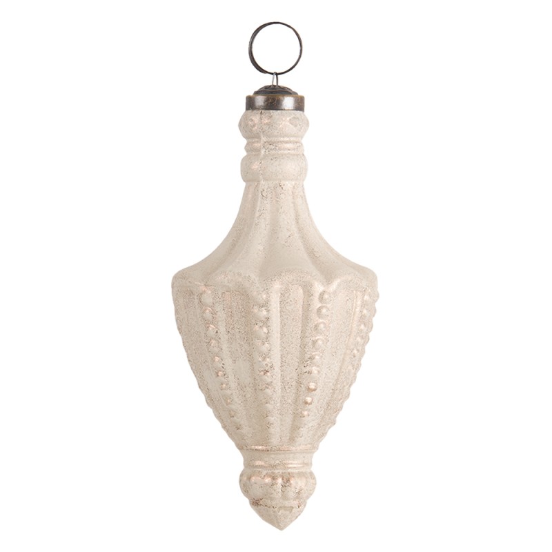 Clayre & Eef Weihnachtskugel Ø 7 cm Goldfarbig Glas
