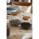 Clayre & Eef Voorraadpot  Ø 13x14 cm Glas Rond