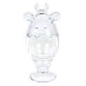 Clayre & Eef Glass Jar Cow Ø 8x19 cm Glass