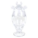 Clayre & Eef Glass Jar Cow Ø 8x19 cm Glass