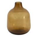 Clayre & Eef Vase Ø 10x13 cm Marron Verre