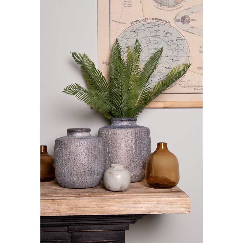 Clayre & Eef Vase Ø 10x13 cm Marron Verre