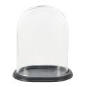 Clayre & Eef Glocke 23x16x27 cm Holz Glas