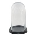 Clayre & Eef Glocke 23x16x27 cm Holz Glas