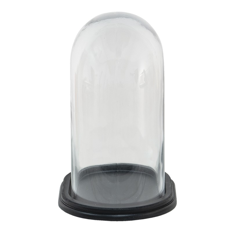 Clayre & Eef Glocke 23x16x27 cm Holz Glas