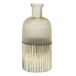 Clayre & Eef Vase Ø 10x22 cm Gold colored Glass
