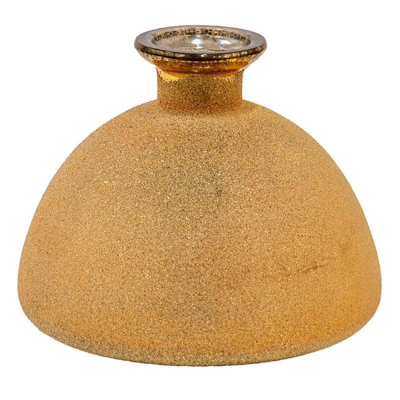 Clayre & Eef Vase Ø 17x14 cm Couleur or Verre