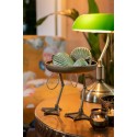 Clayre & Eef Kerstbal XL  Ø 9 cm Groen Glas