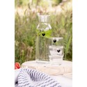 Clayre & Eef Waterglas  100 ml Glas Hart Love
