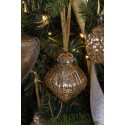 Clayre & Eef Boule de Noël Ø 7 cm Couleur or Verre