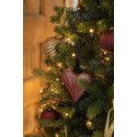 Clayre & Eef Christmas Bauble Ø 9 cm Gold colored Glass