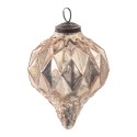 Clayre & Eef Palla di natale Ø 11 cm Rosa Vetro