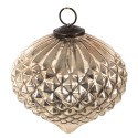 Clayre & Eef Boule de Noël Ø 15 cm Couleur argent Verre