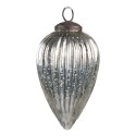Clayre & Eef Boule de Noël Ø 6 cm Couleur argent Verre