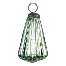Clayre & Eef Boule de Noël Ø 5 cm Vert Verre