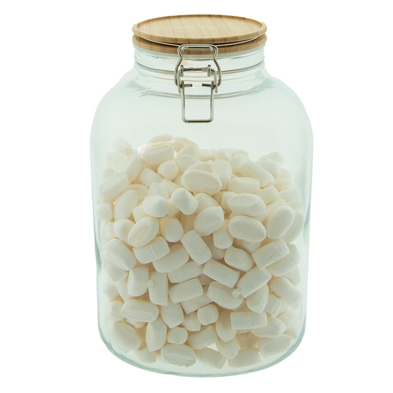 Clayre & Eef Barattolo di stoccaggio 2800 ml Vetro