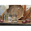 Clayre & Eef Vaas  Ø 9x23 cm Groen Glas