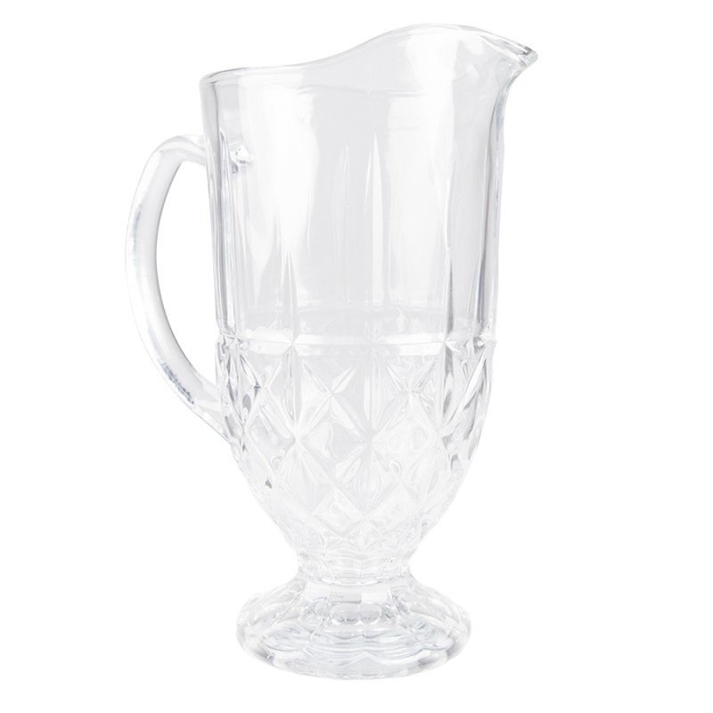 Clayre & Eef Decoratie Schenkkan  1145 ml Glas