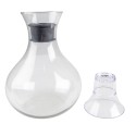 Clayre & Eef Karaffe mit Gläsern 1740 ml / 375 ml Glas Rund